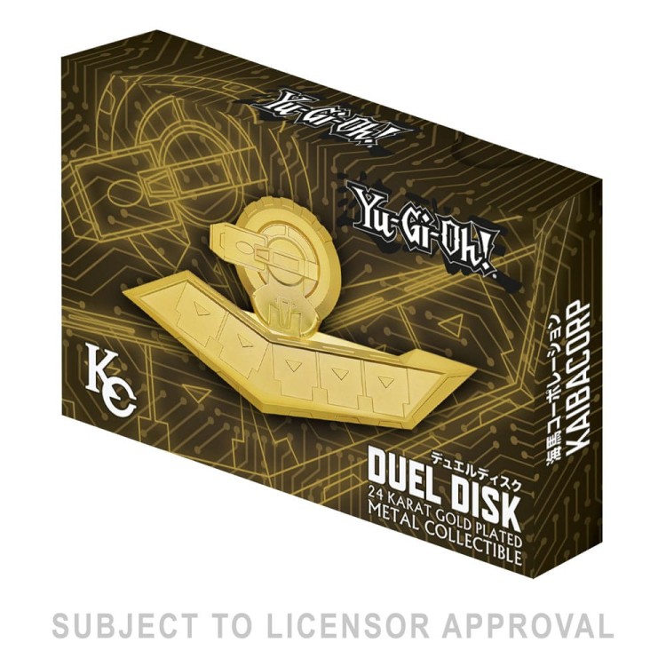 Yu-Gi-Oh! 24K Gold Plated Duel Disk Mini Replica 18 cm 3.jpg