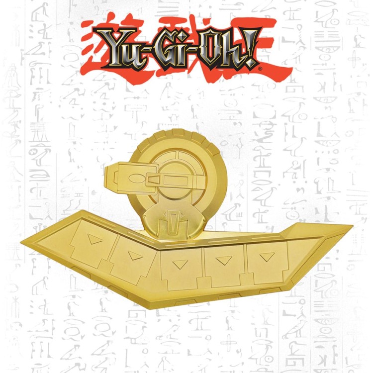 Yu-Gi-Oh! 24K Gold Plated Duel Disk Mini Replica 18 cm 1.jpg