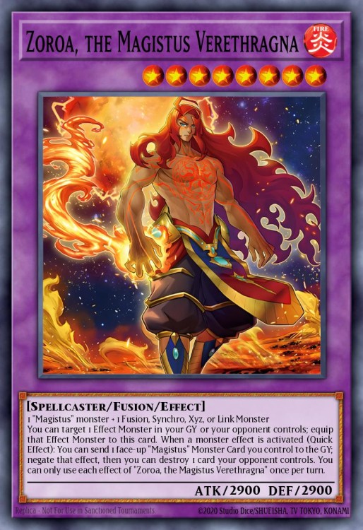 Zoroa, the Magistus Verethragna