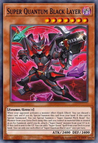 Super Quantum Black Layer