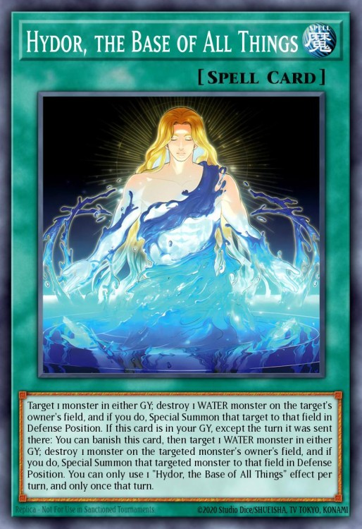 Hydor, the Base of All Things