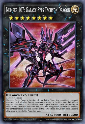 Number 107: Galaxy-Eyes Tachyon Dragon