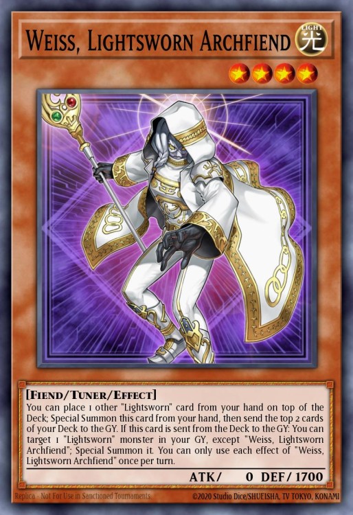Weiss, Lightsworn Archfiend