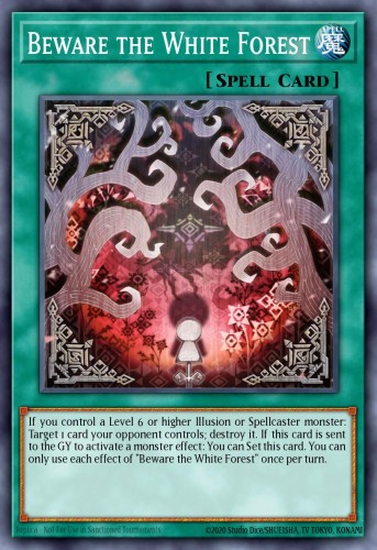 Beware the White Forest