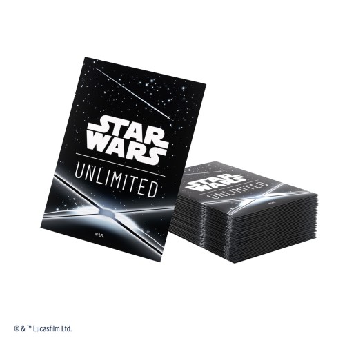 Zawartość opakowania / package contents for  Gamegenic: Star Wars Unlimited - Art Sleeves - Card Back White w sklepie zarc.pl
