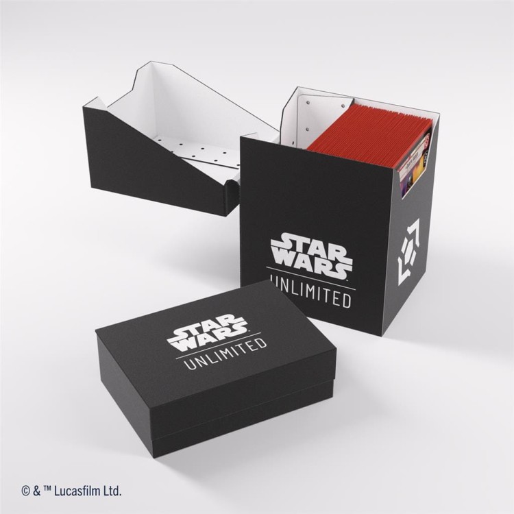 Gamegenic: Star Wars Unlimited Card Game - Soft Crate - Black / White - zarc.pl - pudełko na karty - deck box