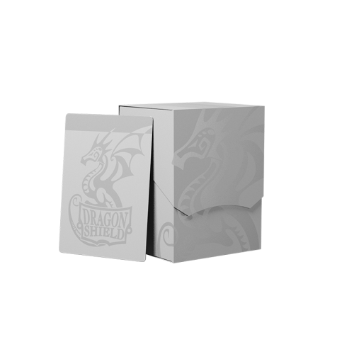 DS - Deck Shell Revised: AshenWhite/Black - Dragon Shield pudełko na talię