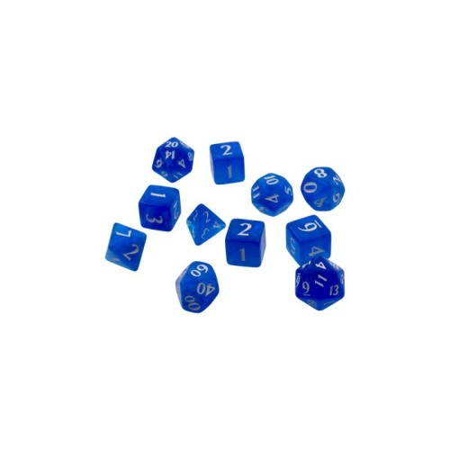 UP - Eclipse Dice Set: Pacific Blue (11 Dices) - zestaw 11 kości zarc.pl
