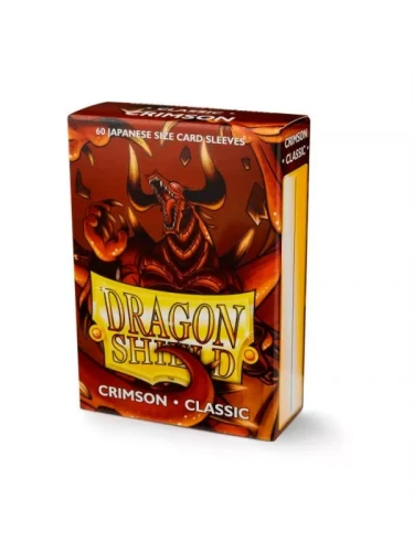 Koszulki na karty Dragon Shield Japanese Classic - Crimson - 60 sztuk.webp