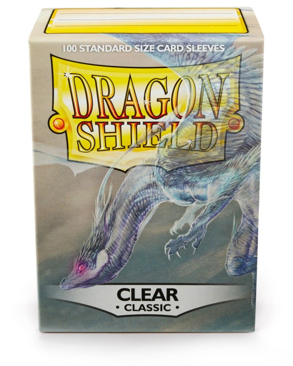 Koszulki na karty Dragon Shield Standard Classic – Clear – 100 sztuk 1.jpg