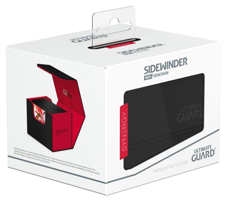 Ultimate Guard Sidewinder 100+ Xenoskin Synergy - Black/Red 5