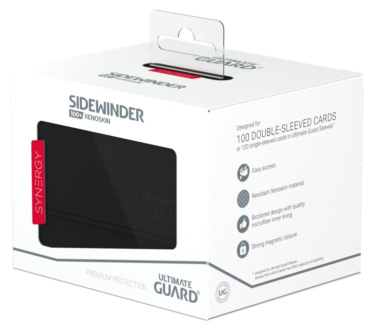 Ultimate Guard Sidewinder 100+ Xenoskin Synergy - Black/Red 6