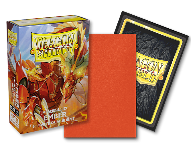Koszulki na karty Dragon Shield Japanese Dual Matte – Ember – 60 sztuk 3.png