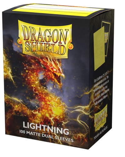 Koszulki na karty Dragon Shield Standard Dual Matte – Lightning – 100 sztuk.jpg