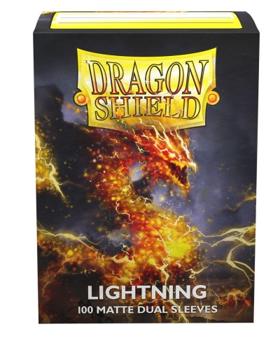 Koszulki na karty Dragon Shield Standard Dual Matte – Lightning – 100 sztuk 1.jpg