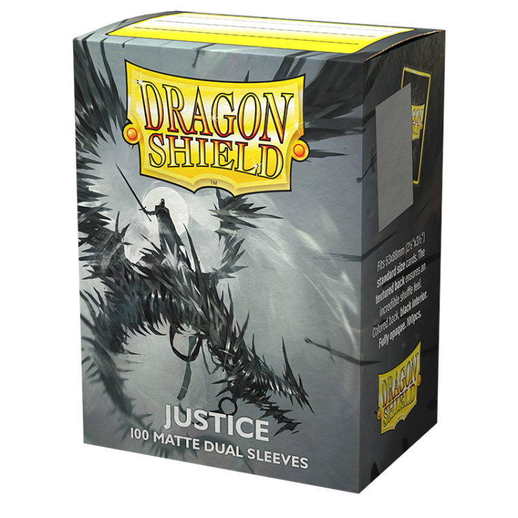 Koszulki na karty Dragon Shield Standard Dual Matte – Justice – 100 sztuk.png