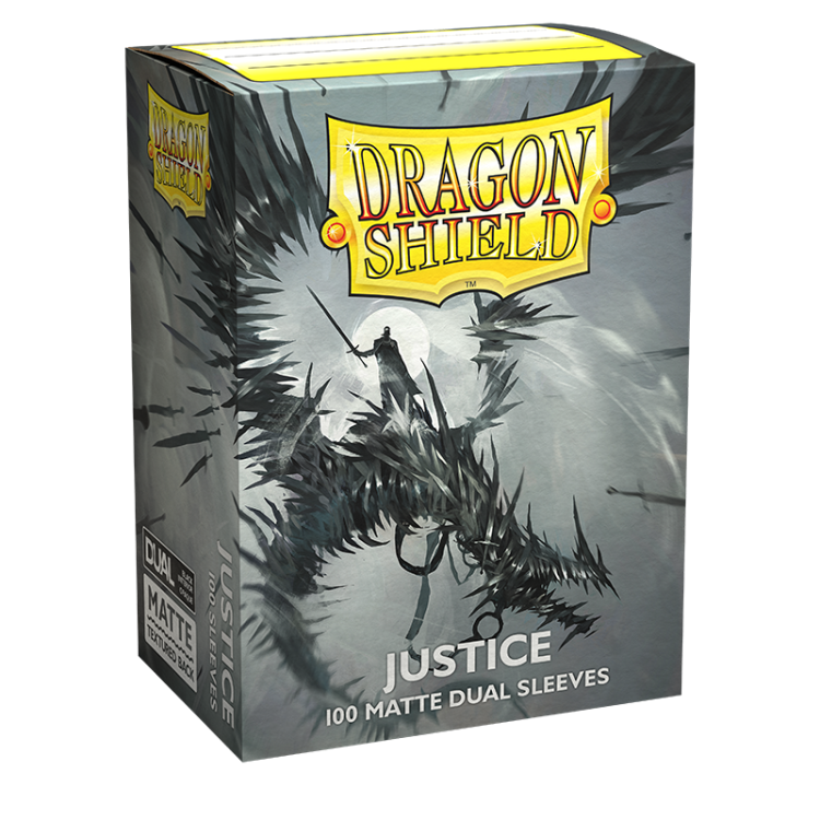 Koszulki na karty Dragon Shield Standard Dual Matte – Justice – 100 sztuk 2.png