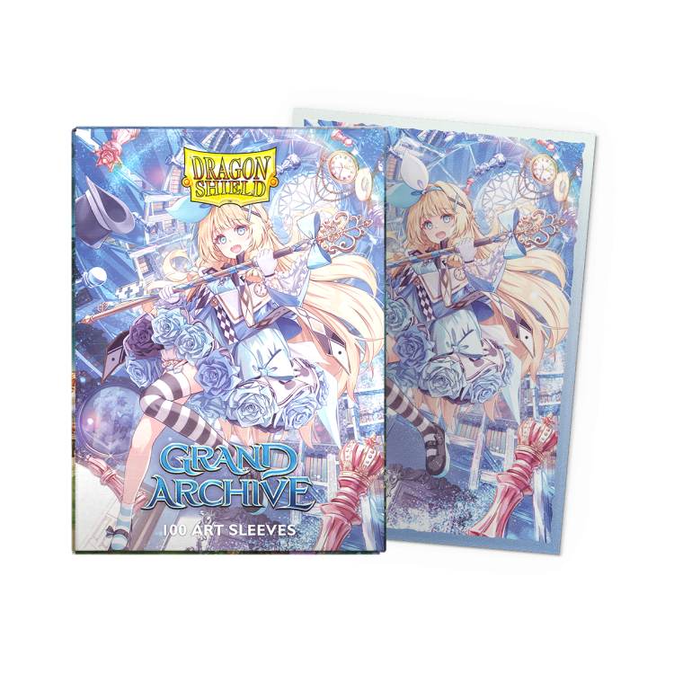 Dragon Shield Standard Licensed Dual Art Matte – Grand Archive Alice, Golden Queen 5.png