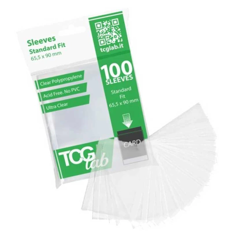 TcgLab Standard Sleeves - Ultra Clear - 50 micron.jpg
