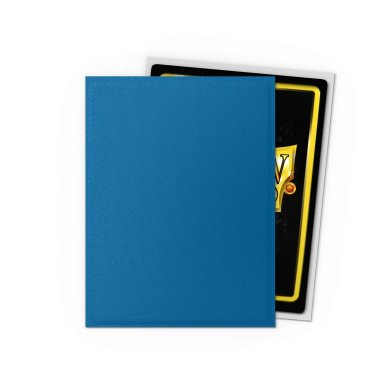 Koszulki na karty Dragon Shield Standard Dual Matte - Cobalt &amp; Silver 1.png