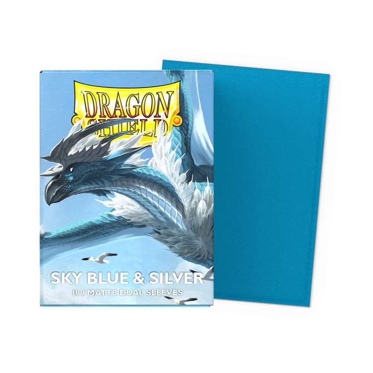 Dragon Shield Standard Dual Matte - Sky Blue &amp; Silver 3.png