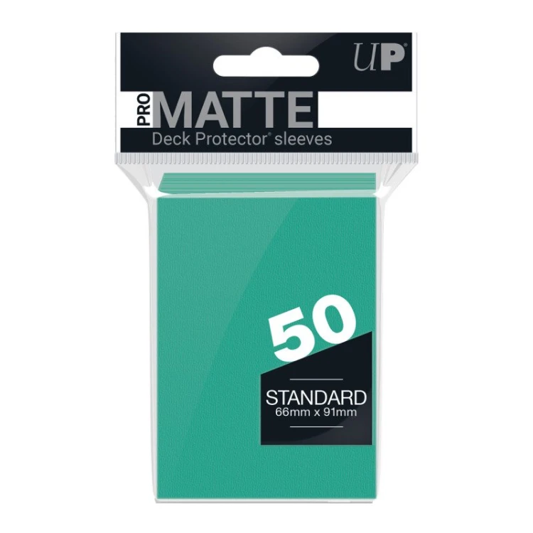 Koszulki na karty Ultra PRO Standard Matte - Aqua - 50 sztuk.jpg