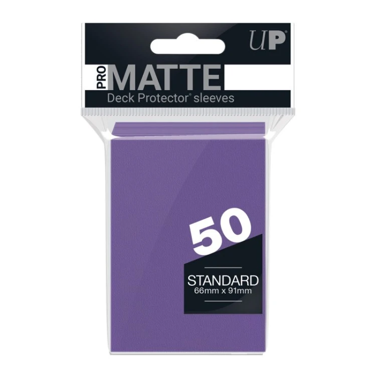 Koszulki na karty Ultra PRO Standard Matte - Purple - 50 sztuk.jpg