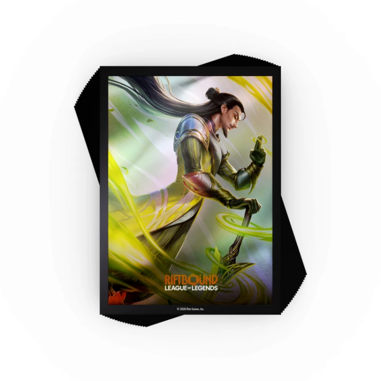 Riftbound League of Legends TCG - Unleashed Art Sleeves Master Yi, Wuju Master (100 Sleeves).png