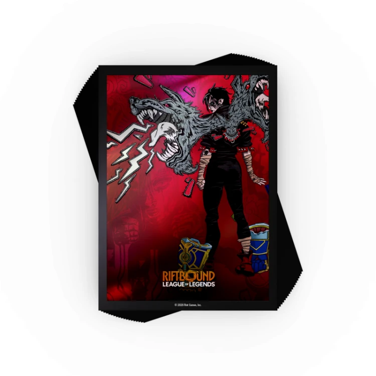 Riftbound League of Legends TCG - Unleashed Art Sleeves Vi, Piltover Enforcer (100 Sleeves).png
