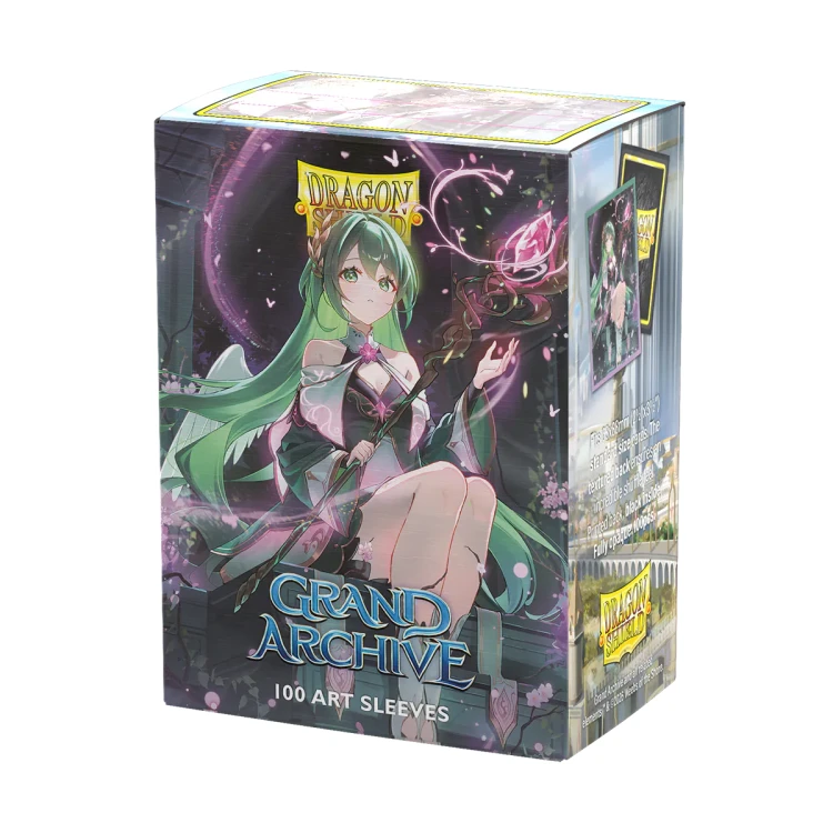 Koszulki Dragon Shield Standard Licensed Dual Art Sleeves Grand Archive – Ariel, Archangel of Natura.webp