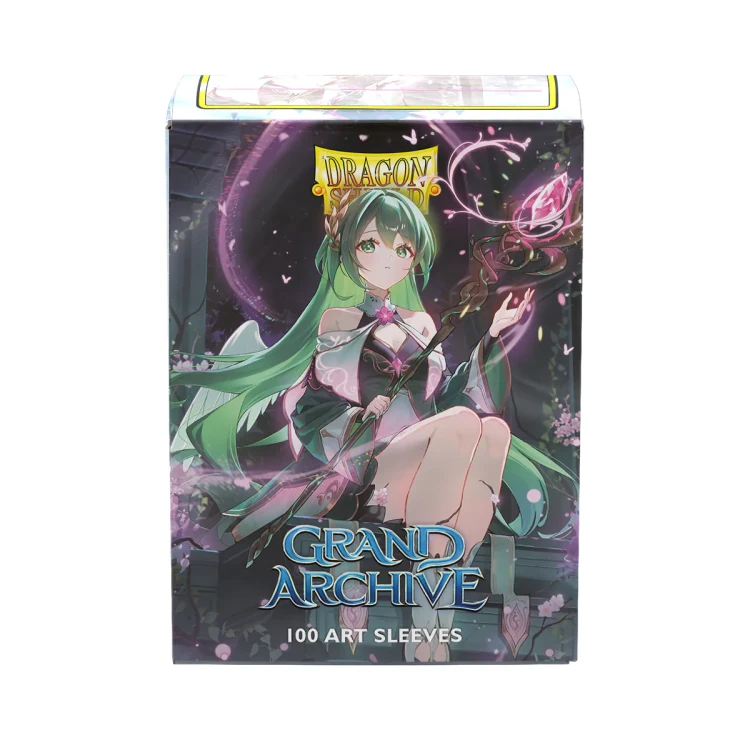 Koszulki Dragon Shield Standard Licensed Dual Art Sleeves Grand Archive – Ariel, Archangel of Natura 1.webp