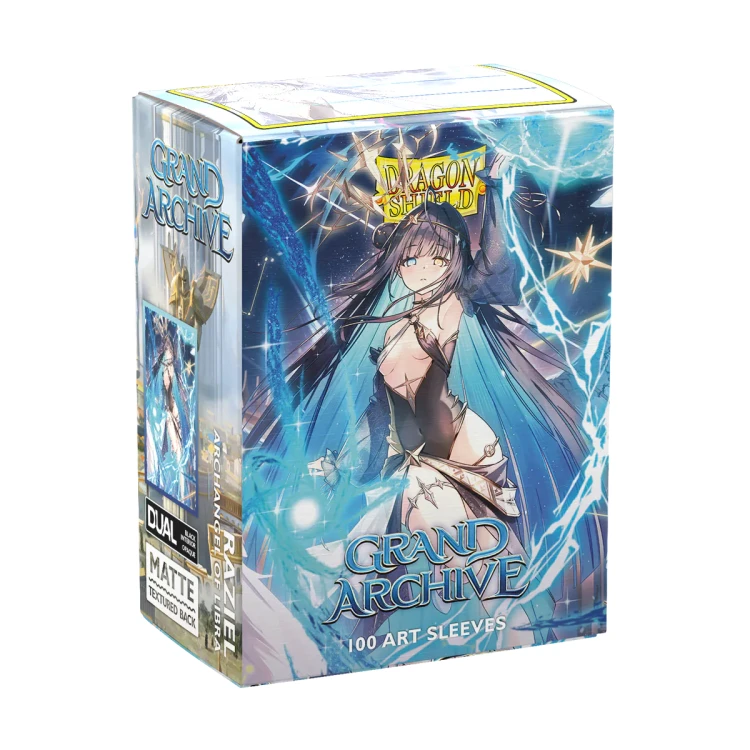 Koszulki Dragon Shield Standard Licensed Dual Art Sleeves Grand Archive – Raziel, Archangel of Libra [Matte] – 100 sztuk 2.webp