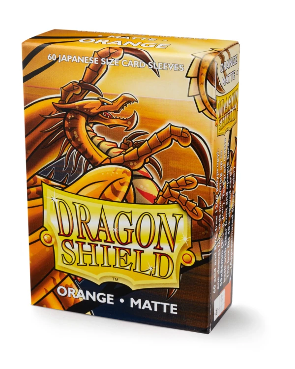 Koszulki na karty Dragon Shield Japanese Matte - Orange - 60 sztuk.jpg