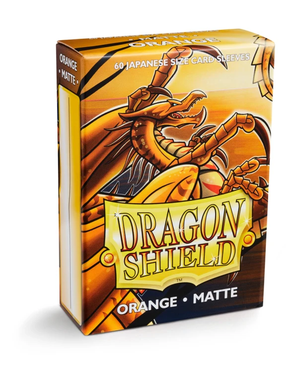Koszulki na karty Dragon Shield Japanese Matte - Orange - 60 sztuk 2.jpg
