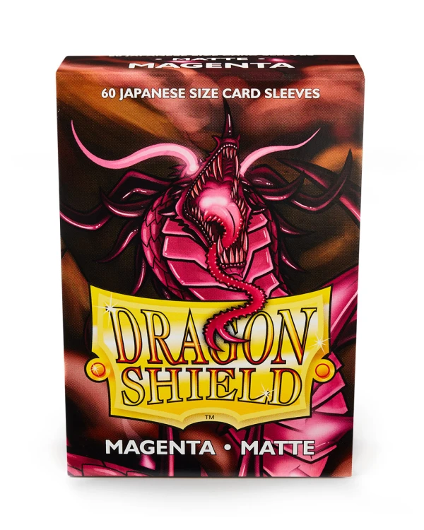 Koszulki na karty Dragon Shield Japanese Matte - Magenta - 60 sztuk 1.jpg
