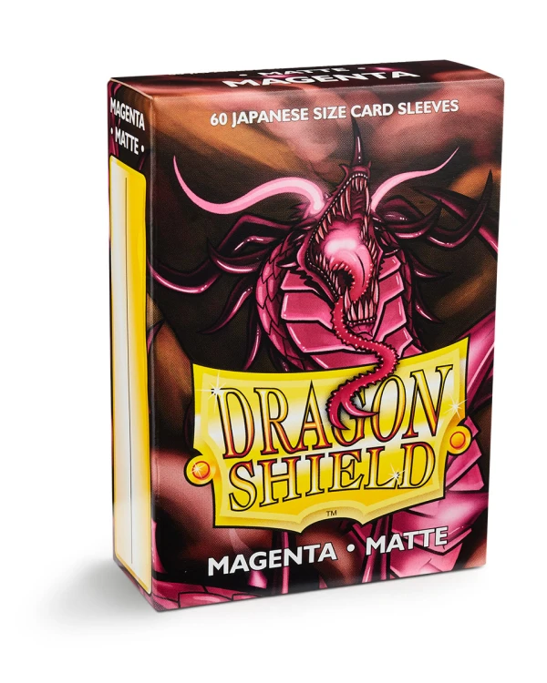 Koszulki na karty Dragon Shield Japanese Matte - Magenta - 60 sztuk 2.jpg