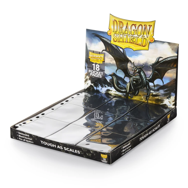 Koszulki do albumu Dragon Shield 18-Pocket Pages Clear Front Sideloaded - 50 stron.jpg