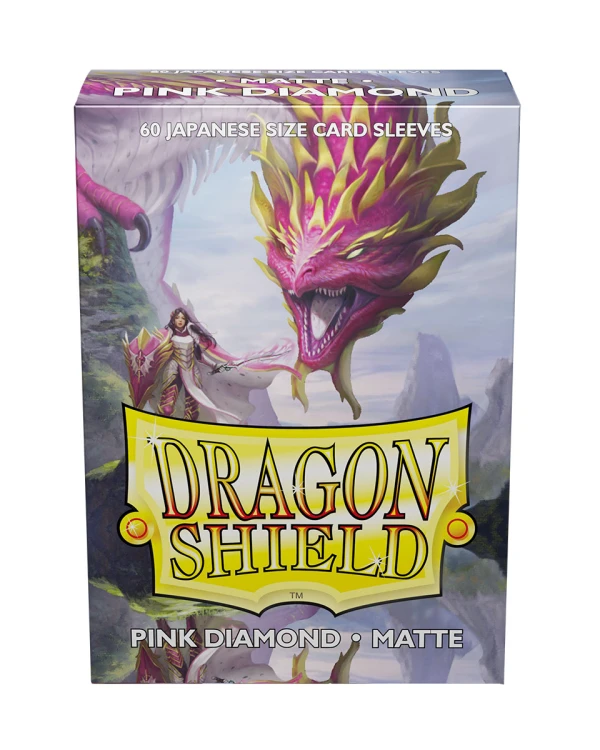 Koszulki na karty Dragon Shield Japanese Matte - Pink Diamond - 60 sztuk 1.jpg