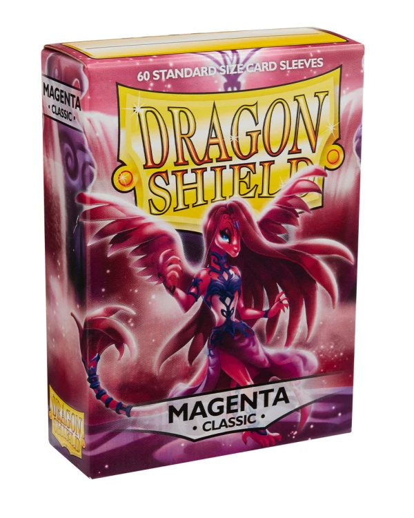 Koszulki na karty Dragon Shield Standard Classic - Magenta - 60 sztuk 2.jpg