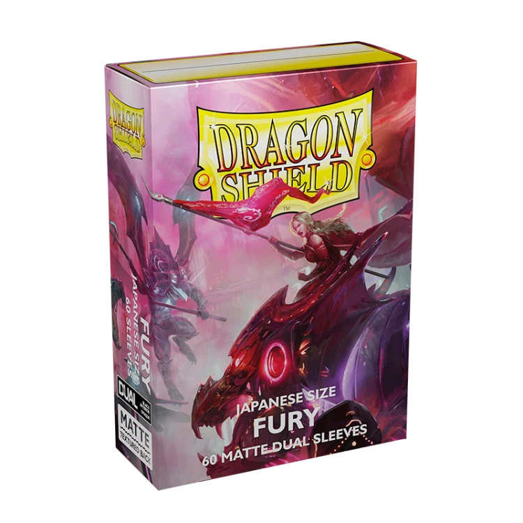 Koszulki na karty Dragon Shield Japanese Dual Matte - Fury - 60 sztuk 2.png