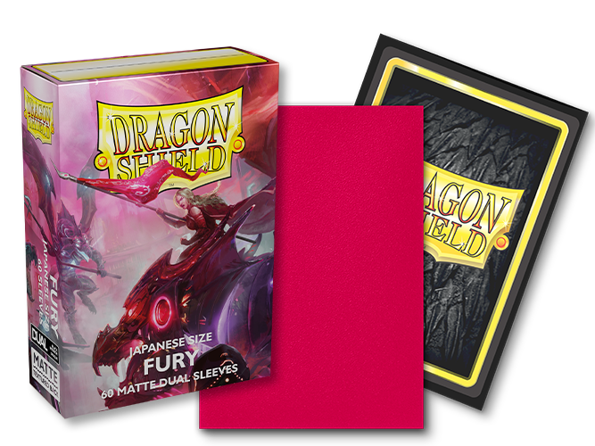 Koszulki na karty Dragon Shield Japanese Dual Matte - Fury - 60 sztuk 3.png