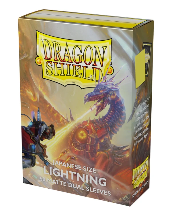 Koszulki na karty Dragon Shield Japanese Dual Matte - Lightning - 60 sztuk.jpg