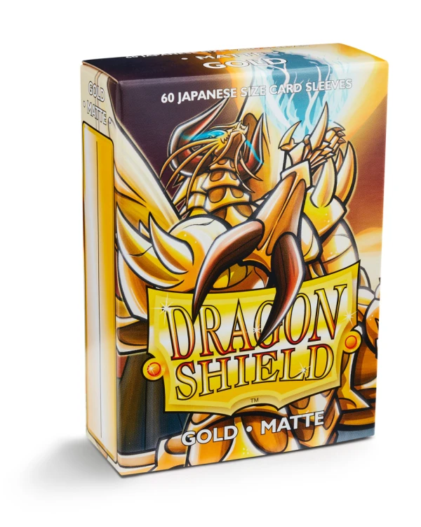 Koszulki na karty Dragon Shield Japanese Matte - Gold - 60 sztuk 2.jpg