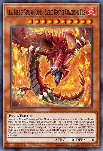 Inferno of the Sacred Beasts - Uria, Lord of Searing Flames CORI (Super Rare)