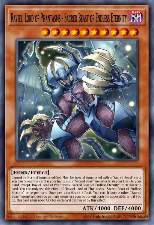Infinity of the Sacred Beasts - Raviel, Lord of Phantasms CORI (Super Rare)
