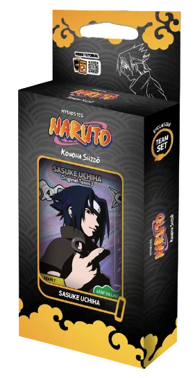 Naruto Mythos TCG Konoha Shidō Team Set – Sasuke- 2nd Edition.webp