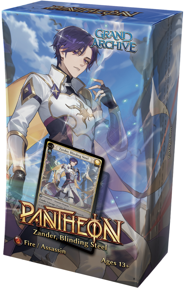 Grand Archive – TCG –Pantheon Decks – Zander, Blinding Steel – TCG